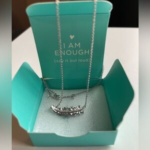 Origami Owl ‘Let It Go’ Feather Necklace